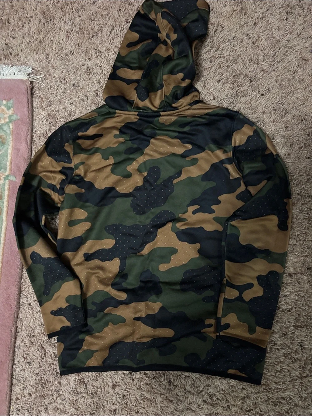 GAME TIME Kids' Camo Hoodie Jacket - Green/Brown